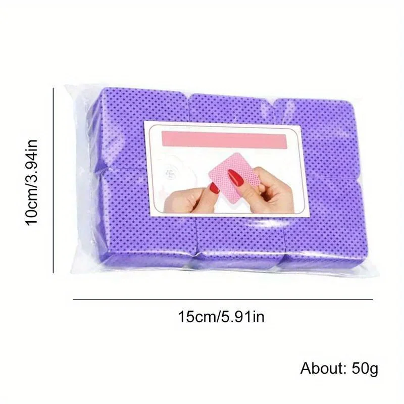 Nail Wipes Nail Polish Remover Eyelash Extension Glue Cleaning Wipes Absorbent Soft Removal Tool for Nail Art