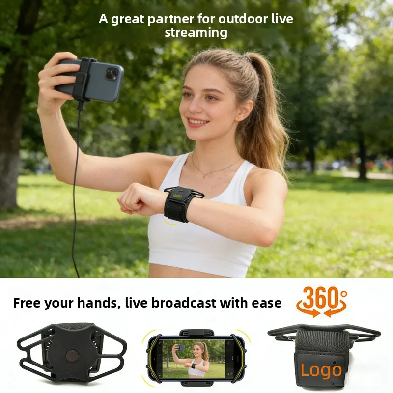 Sports Phone Wrist Strap, Adjustable Arm Band Phone Holder for Running Cycling Gym Fitness Outdoor Activities