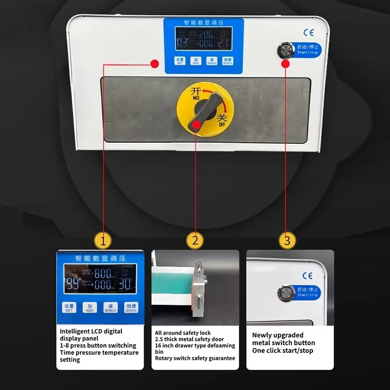 Machine 16 Inch Bubble Remover Machine for Lcd Repair Phone Repair Tool Sets