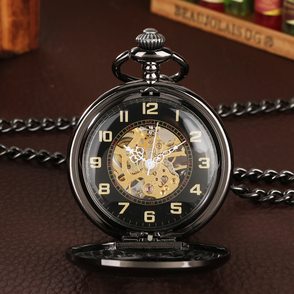 vintage-steampunk-black-mechanical-pocket-watch-arabic-roman-numeral-dial-mechanical-hand-winding-pocket-clock-gift-for-men