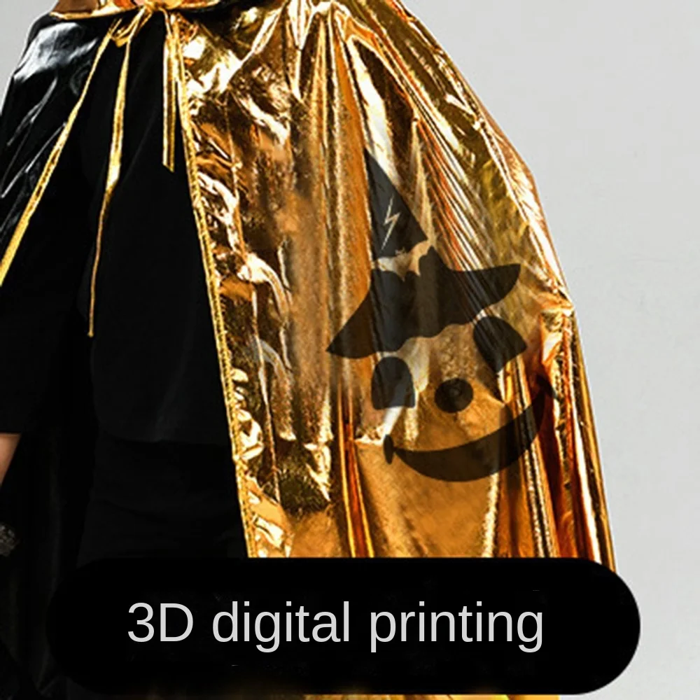 Tovenaarshoed Kinderen Halloween Mantel Hoed Set Punthoed Vijfsterren Heksenhoeden Cape Set Verkleden Feestgewaad