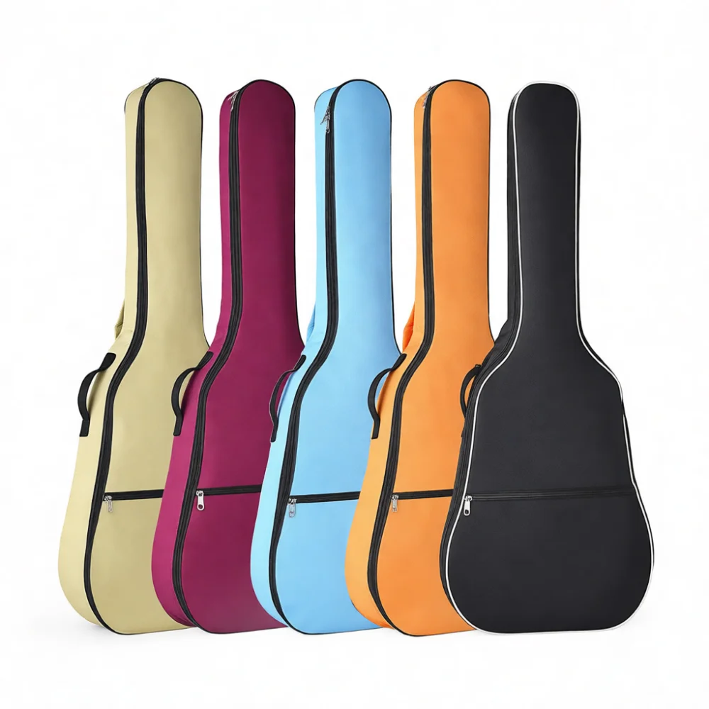 Case Guitar Gig Bag - Dayanıklı Akustik Gitar Çantası 5mm Dolgulu
