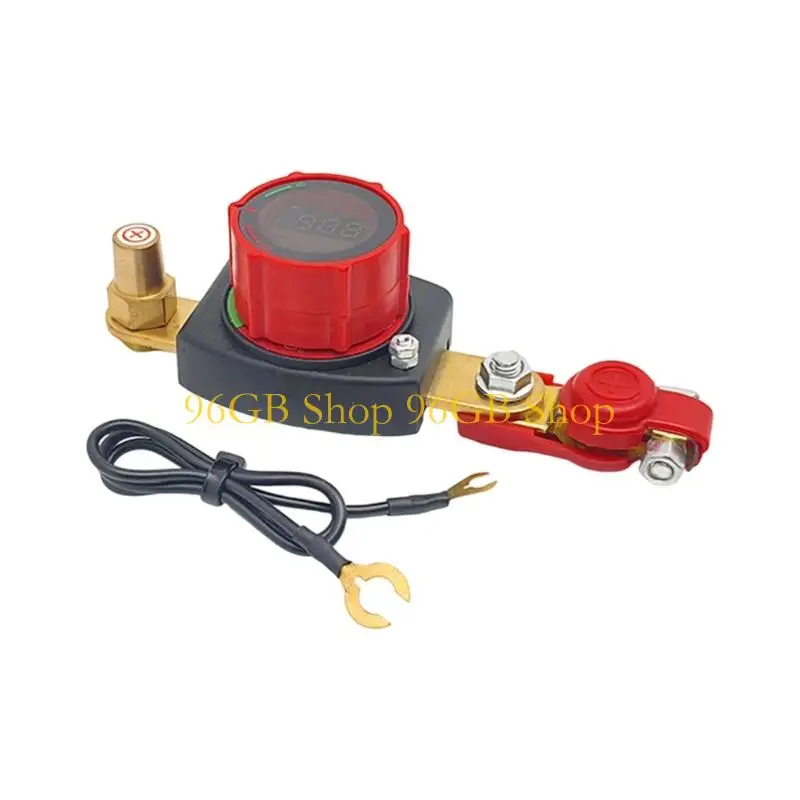 96GB Universal 12V to 24V Battery Cut Off Switches Including Easy Rotation and Gauge