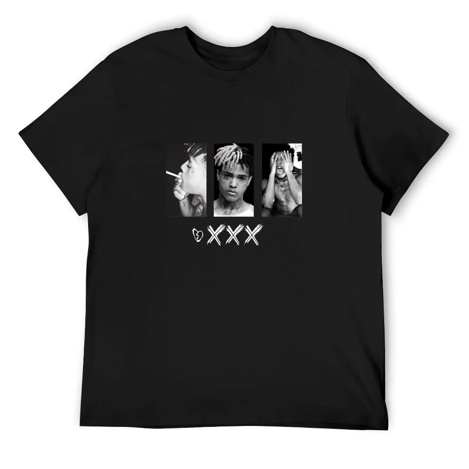 

XXXTENTACTION T-Shirt Rapper Graphic Tees Cotton Graphic Tees Cotton T Shirt Men High-quality and High-end Brand