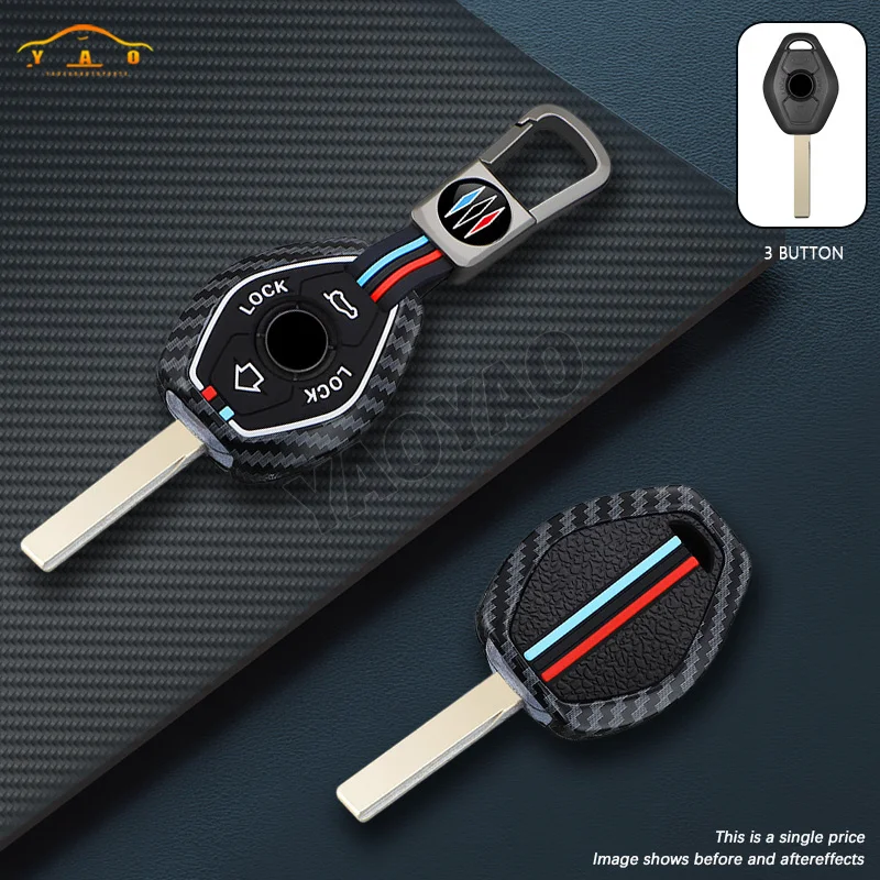 

2025 New Zinc Alloy Car Key Case Cover For BMW 3 5 7 Series X5 E53 X3 F83 E46 E39 E38 E60 E63 E61 E64 330i Z3 Z4 E85 E86 M5