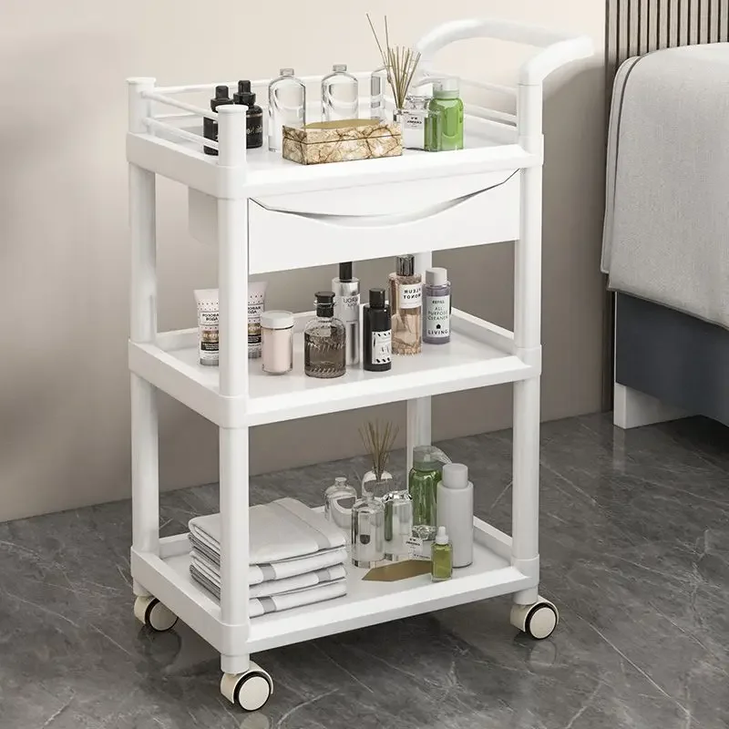 

Medical Rolling Tool Cart Salon Trolley Hairdresser Cosmetic Tattoo Salon Trolley Lash Carrello Attrezzi Beauty Furniture BLST