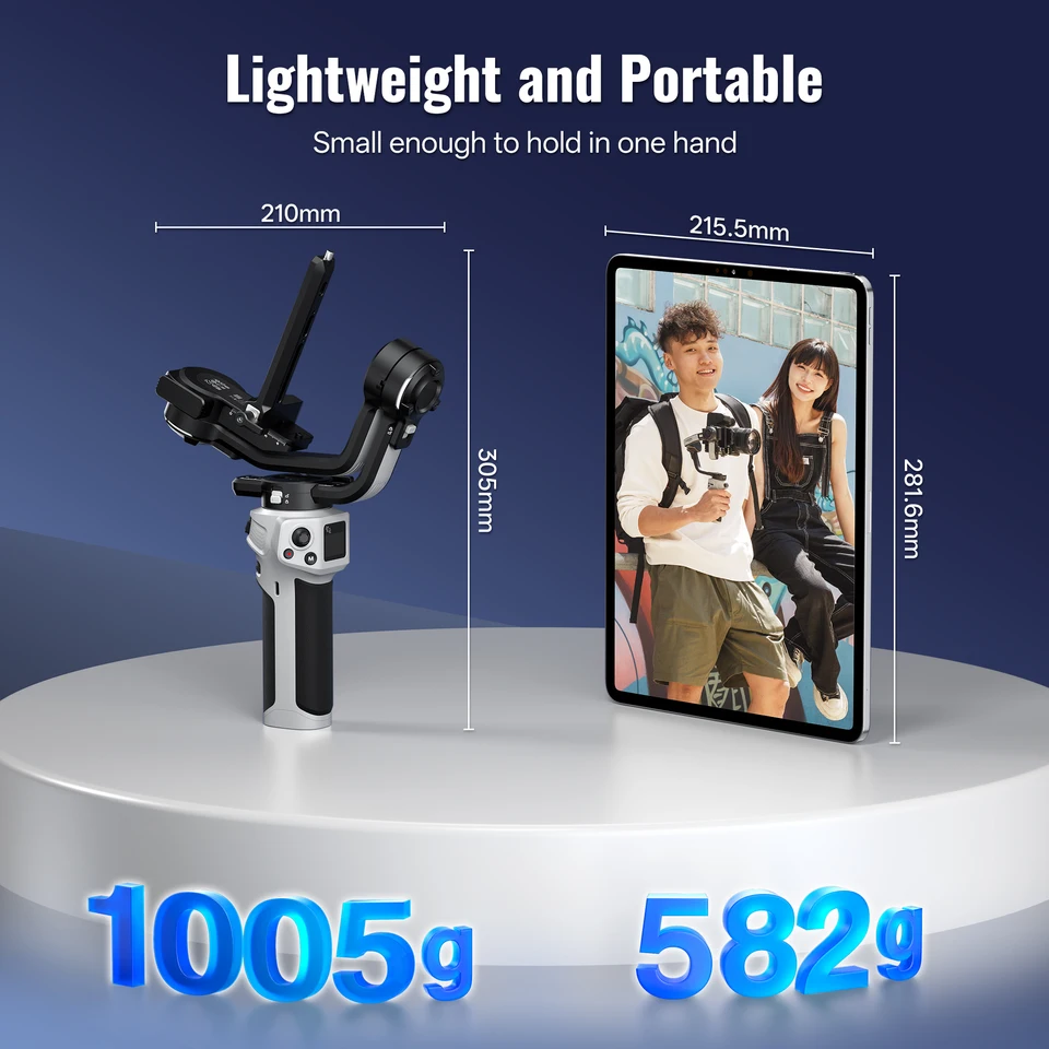 ZHIYUN ウィービル3E 3軸ジンバル カメラスタビライザー