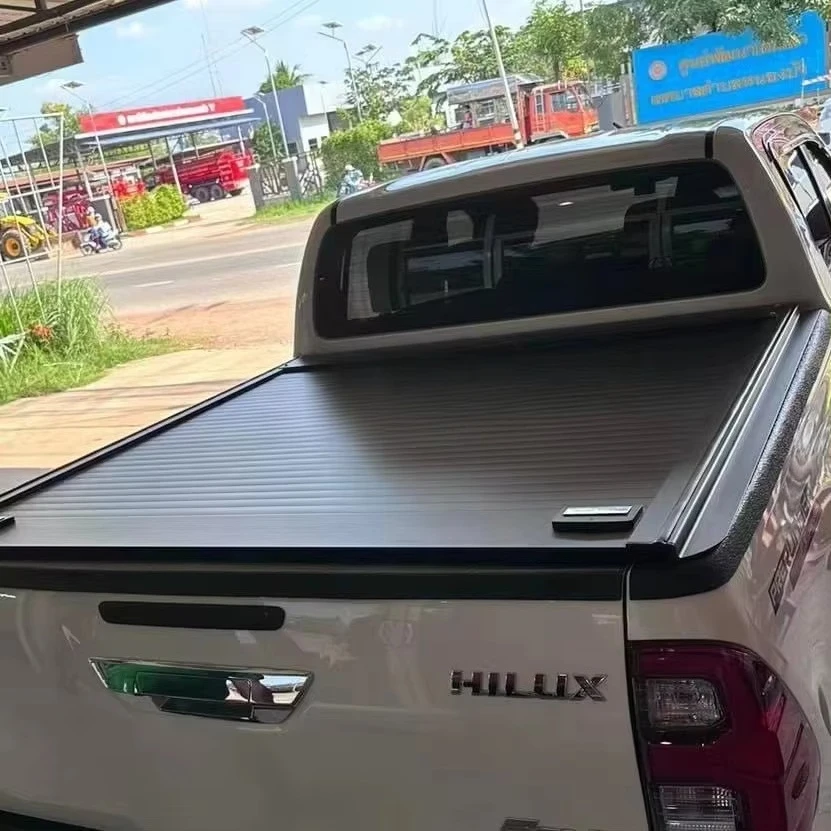 

High Quality Aluminum Waterproof Truck Bed Cover Tonneau Cover for Hilux 2005-2025