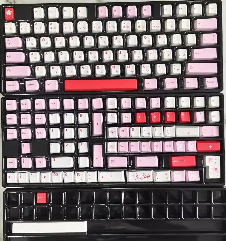 1 Set PBT Dye Subbed Keycaps For MX Switch Mechanical Keyboard GMK