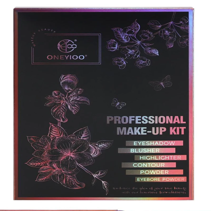 新しい 55 色のアイシャドウ パレット口紅ハイライター輪郭パレットプロフェッショナル メイクアップ キットきらめくマット アイシャドウ