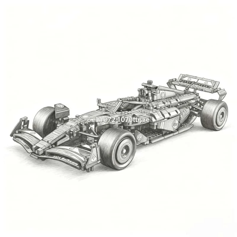 

1361Pcs technology Racing Building Blocks Mechanical Group Building Blocks Assembly Model Toys Children's Christmas Toys