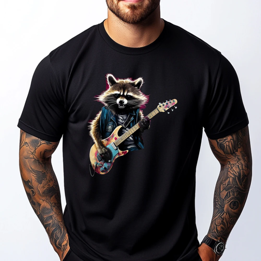 

Funny Metal Guitar Player Graphic Tee Shirt Valentine's Day Shirt Valentine's Day Gift T-Shirts Men