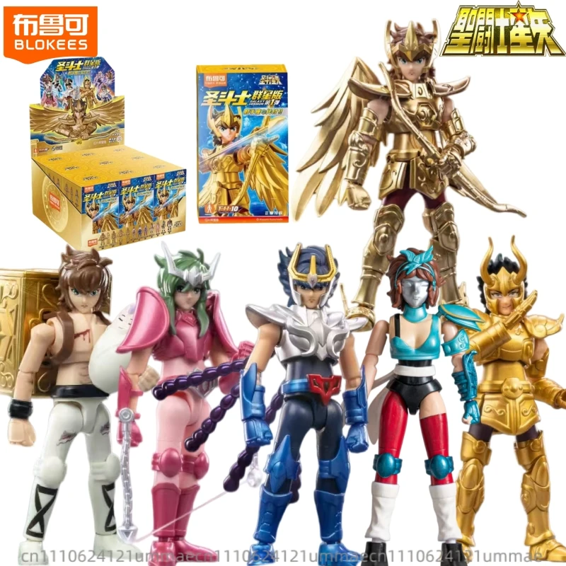 Bloques de Construcción BLOKEES Saint Seiya, Figuras Articuladas de Alolos, Escorpio, Shura, Fénix, Ikk, Andrómeda, Shun, Modelo para Armar, Adornos Móviles, Regalos