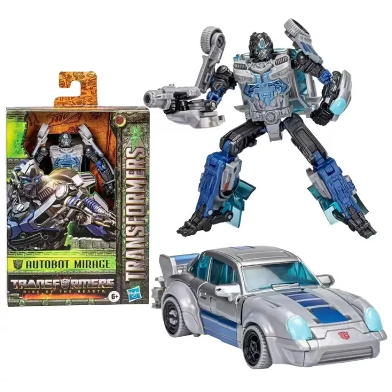 Original Hasbro Transformers Toys Movie 7 RISE of The Beasts WHEELJACK AUTOBOT MIRAGE NIGHTBIRD Deluxe Class Anime Figure Toys view 2