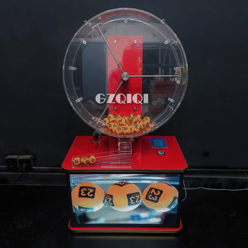 

Lucky draw lottery machine by mechanism for lotto game machine with TV J500V