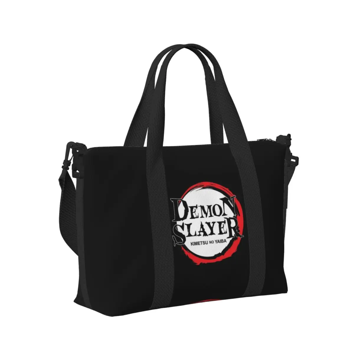 

Kimetsu No Yaiba Nezuko Demon Slayer Anime Manga Beach Travel Bag Tote Bags for Gym Sport Women Shopping Duffle Shoulder Bag