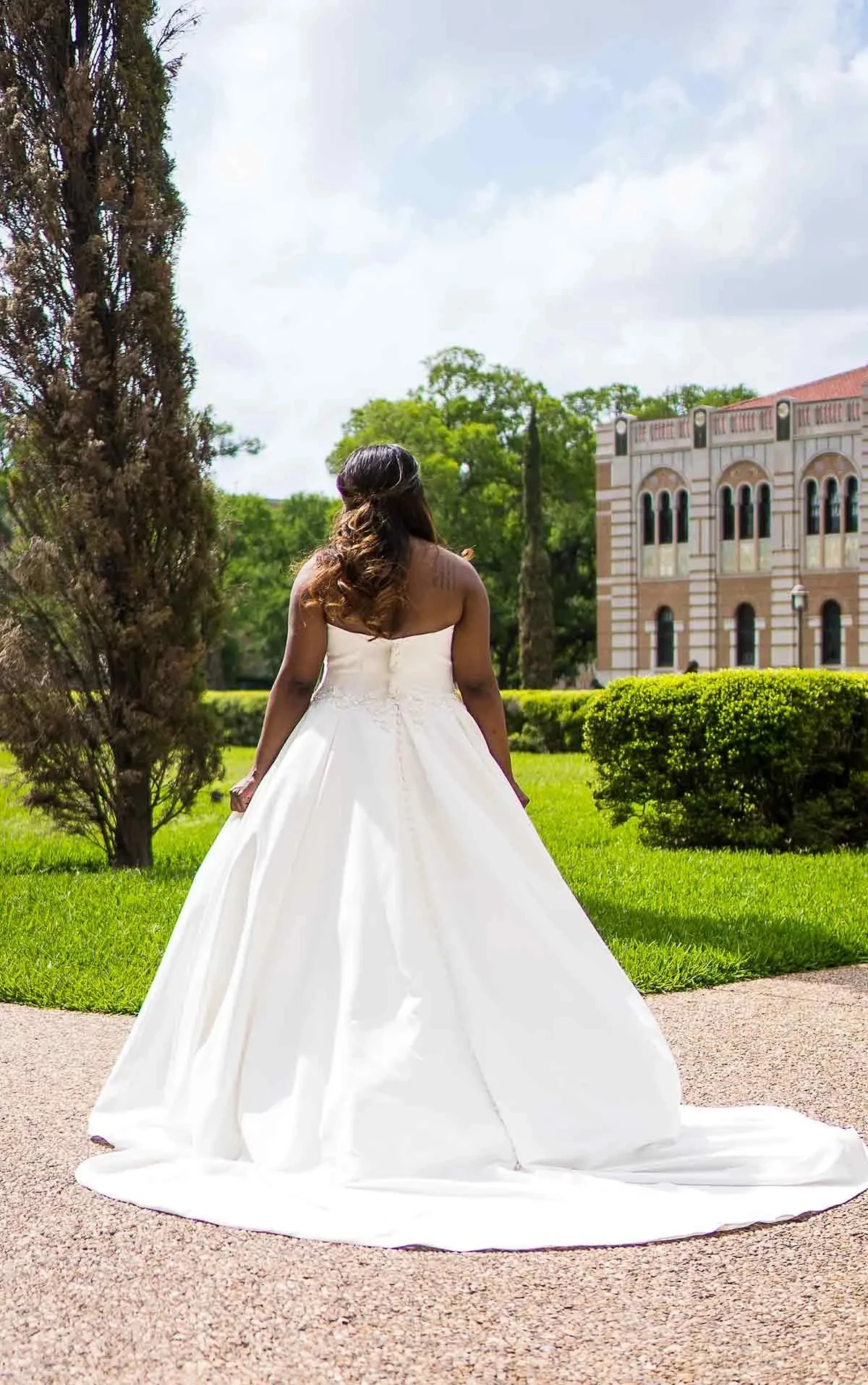 Vestidos De Novia bohemios De satén transparente, línea A, talla grande