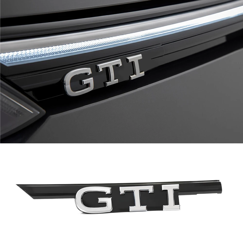 3D Car Front Grill GTD GTI Emblem Badge For Volkswagen VW Golf 3 4 5 6 7 7.5 MK4 MK5 MK6 MK7 GTD GTI Logo Sticker Accessories