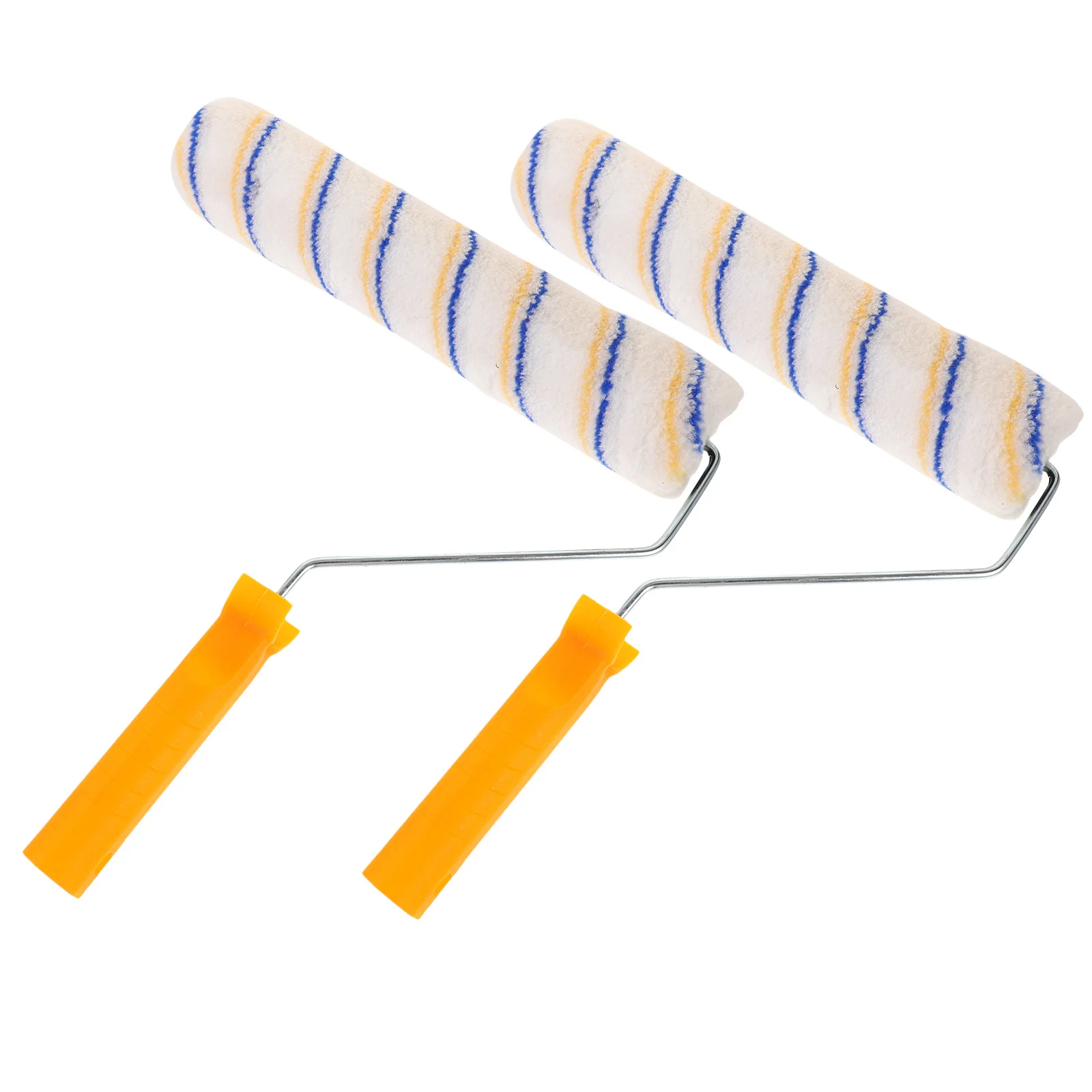 2 قطعة 300 مللي متر النفط فرشاة دوارة للرسم يده طلاء جدران أداة عالية الجودة السلس إنهاء الأسطوانة فرشاة الطلاء جدار أدوات الرسم على الحائط #4