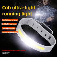 500LM Flashlight COB LED Sport Arm Leg Wristband Light 350mAh Night Running Hiking Camping Light IPX4 Waterproof Lantern