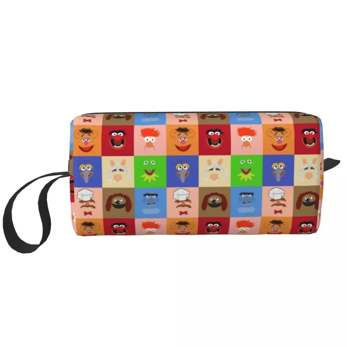 Cookie Makeup Bags Funny Face Men Cosmetic Bag Stylish Travel Makeup Organizer Case