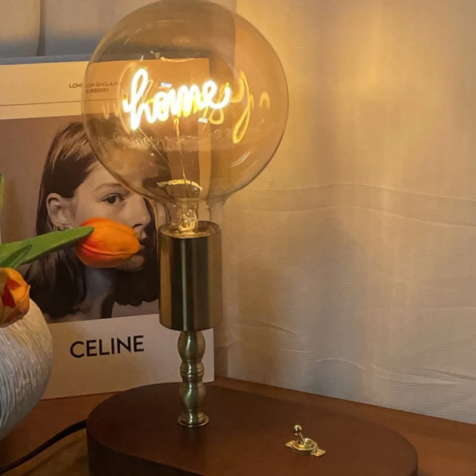 Moderno guochao sala de casamento retro lâmpada cabeceira unk lâmpada mesa changming recém-casado