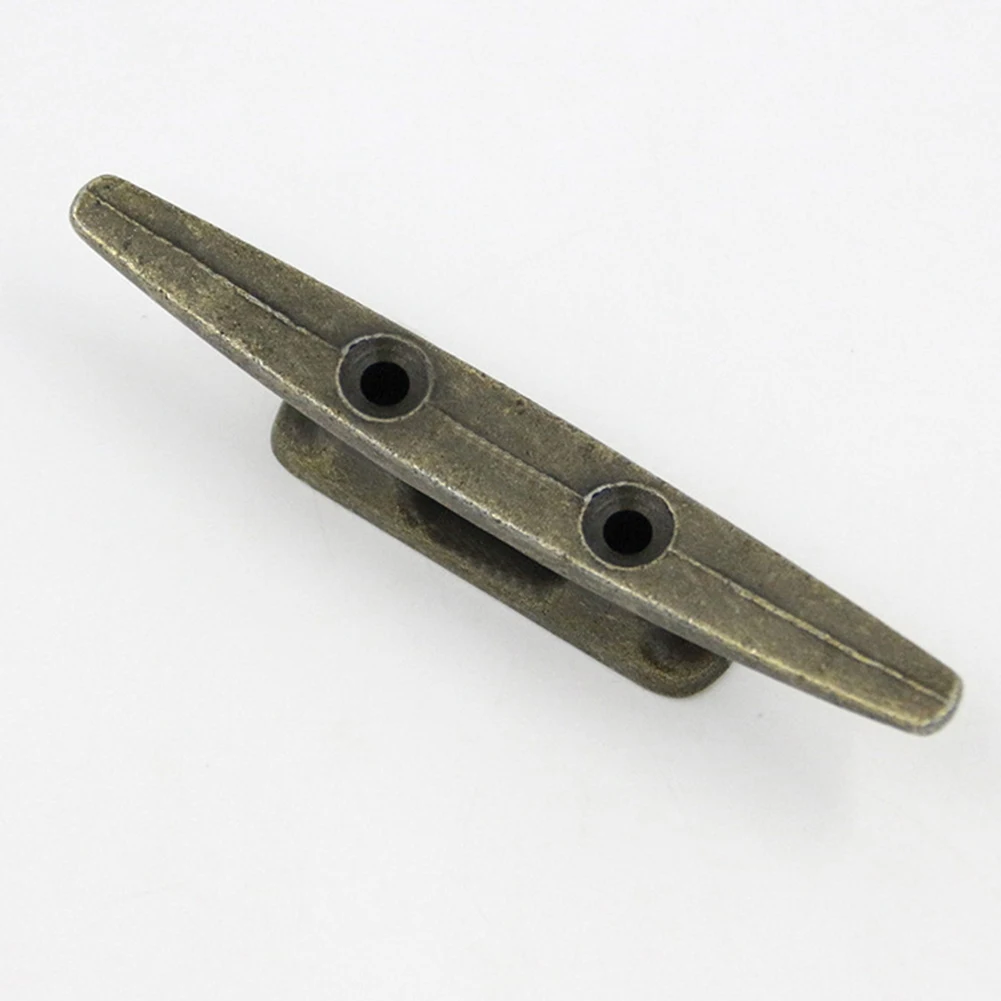 Boat Dock Cleat 4 Inch For Mooring Boat Bronze Host Cast Iron Suitable For Nautical Beach Lake Maritime Decor view 5