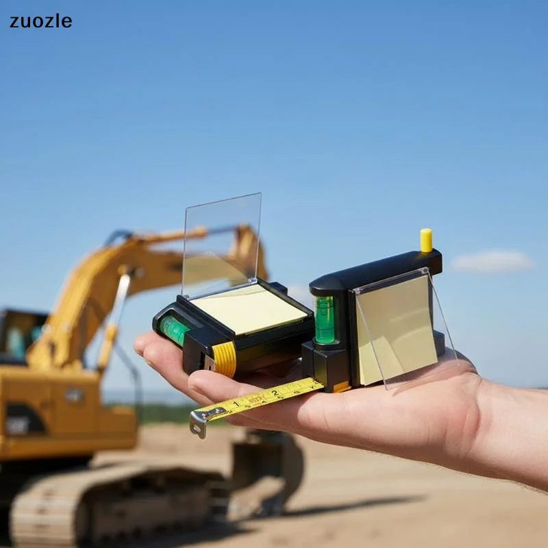 exquisiteFour In One Multifunctional Tape Measure Level With Notes And Pen Tape Measure+Level Gauge+Notes+Pen