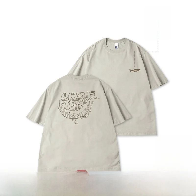 

Свободная футболка ort Sve ex Youth Faion round Ne f Sve Body irt с животным узором, хлопковая летняя повседневная одежда