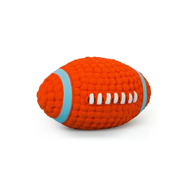 ABLL-Pet Dog Balls Squeak Puppy مثيرة للاهتمام للتنس وكرة القدم تنظيف الأسنان للكلاب متينة أ