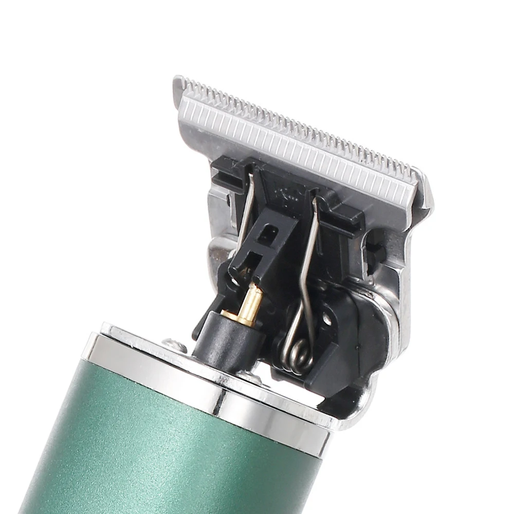 T أصلع رئيس الشعر المقص جزازة قابلة للشحن المتقلب T-الشخصي الحلاق آلة الحلاقة Vintage اللاسلكي حلاقة الرجال القاطع ماكينة حلاقة