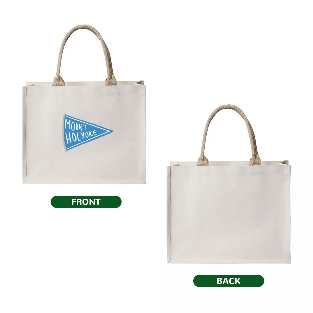 Mount Holyoke Tote Bag woman shopping bag free delivery bags tote bag custom custom tote