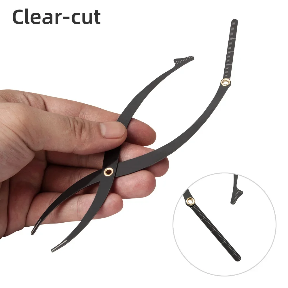 

Eyebrow Tattoo Golden Ratio Positioning Ruler Stainless Steel Eyebrow Mapping Ruler Permanent Makeup PMU Measurement Tool 1pcs