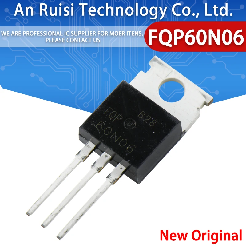 10PCS FQP60N06 FQP50N06  FQP30N06L 60N06 50N06 Field effect MOS transistor N channel 50A 60V inverter commonly used transistor