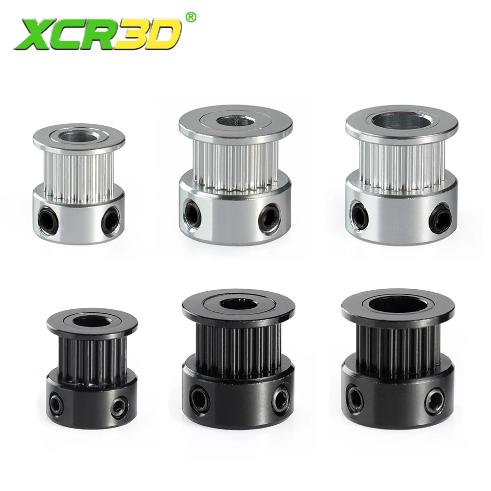 

GT2 20Teeth 16 Teeth 20 Teeth Bore 5mm/8mm Timing Alumium Pulley Fit For 2GT 6mm Open Timing Belt For 3D Printer