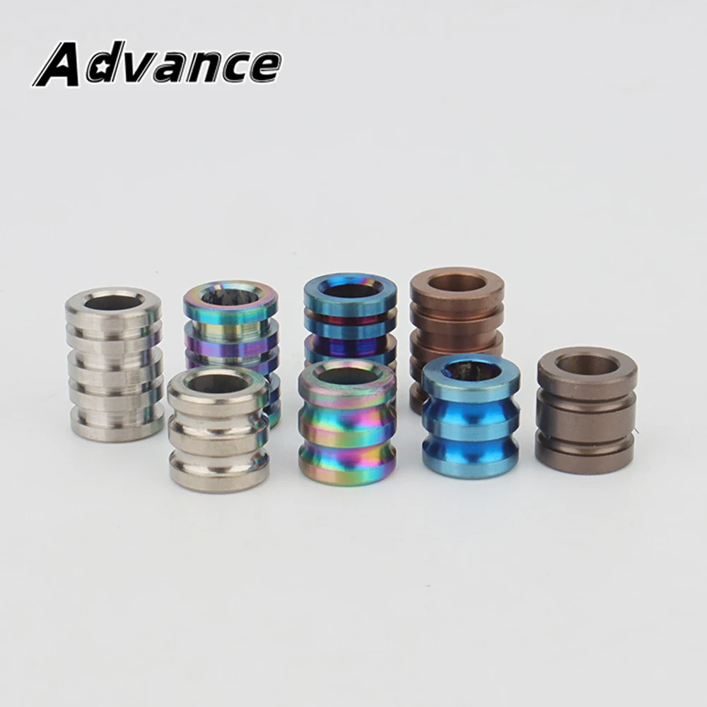 S/L Titanium Alloy Knife Beads Rope Cord EDC Paracord Bead Pendant