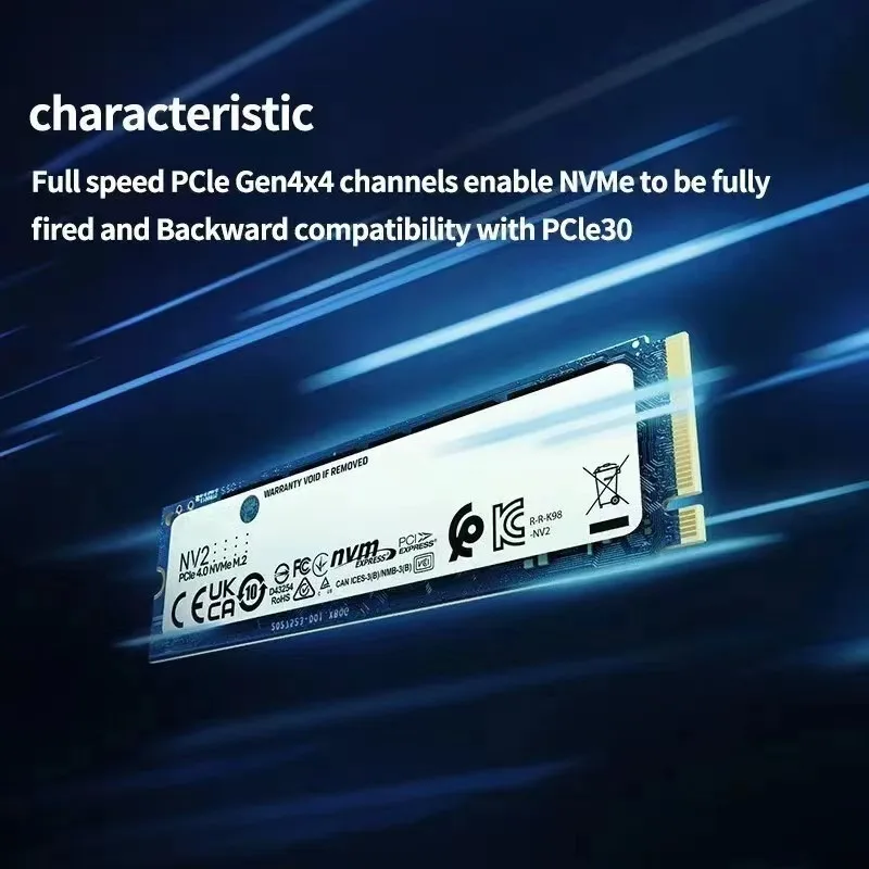 Cross-border foreign trade: NV2 upgraded to 1TB, 2TB, 4TB solid-state drives, SSDs, high-speed protocol M.2 NGFF view 3