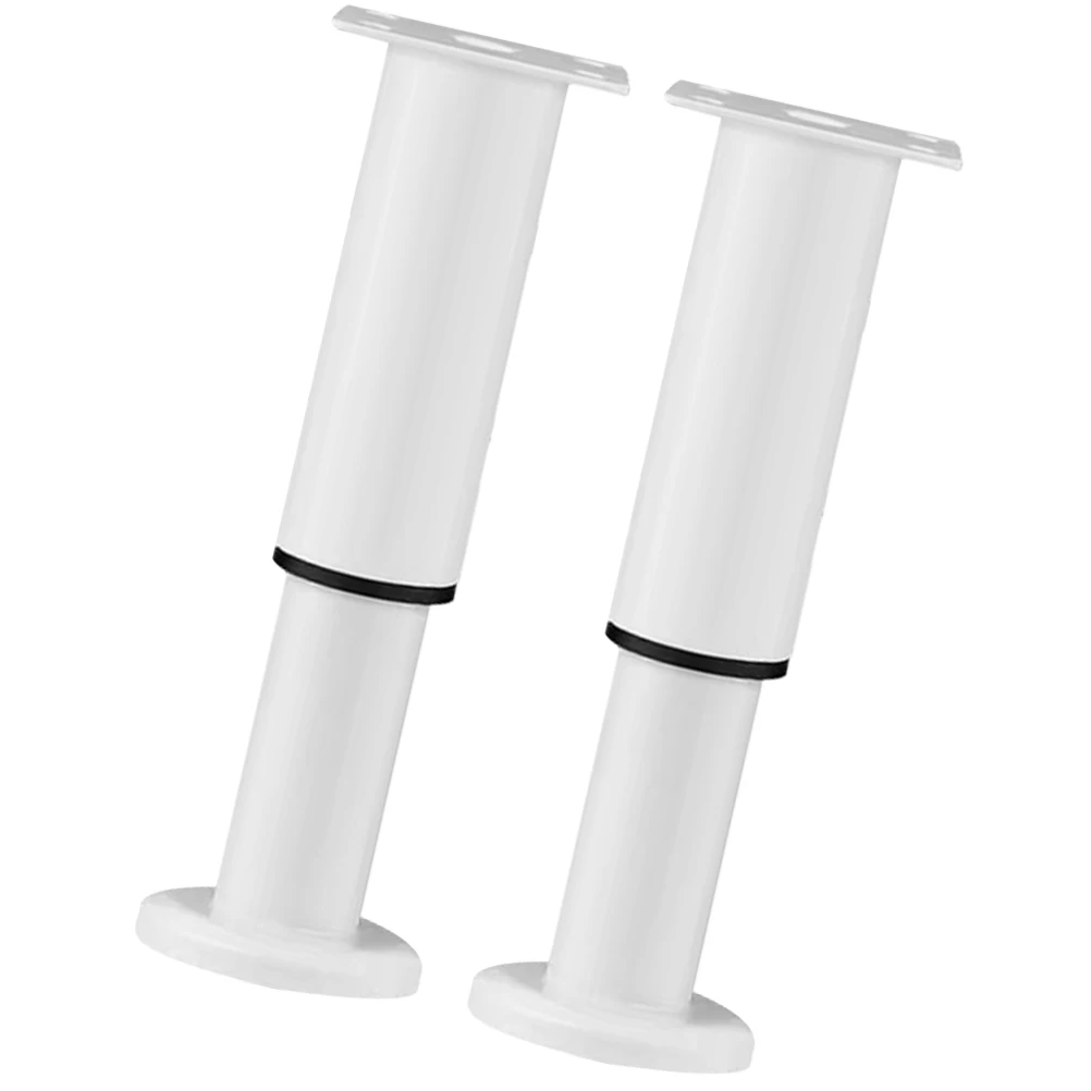 

2 Pcs Telescopic Cabinet Bed Legs 18 30cm Furniture Furniture Legs Replacement Adjustable Feet Heavy Duty Sturdy Metal