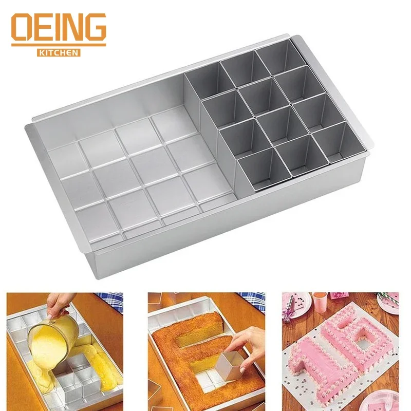 

Number Letter Cake Mold Stainless Steel Cake Pans Baking Forms for Birthday and Wedding Anniversary Creative Mould