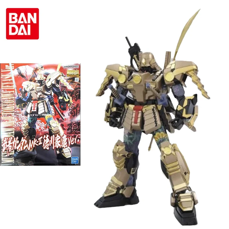 

Bandai Original Gundam Model Kit Anime MG 1/100 MUSHA GUNDAM Mk-II TOKUGAWA IEYASU VER. Action Figures Toys Gifts for Children