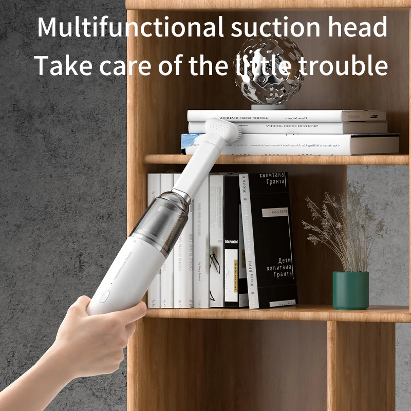 Type-C rechargeable portable vacuum cleaner, wireless handheld blower and 1200mAh vacuum cleaner, multifunctional mini, suitable view 3