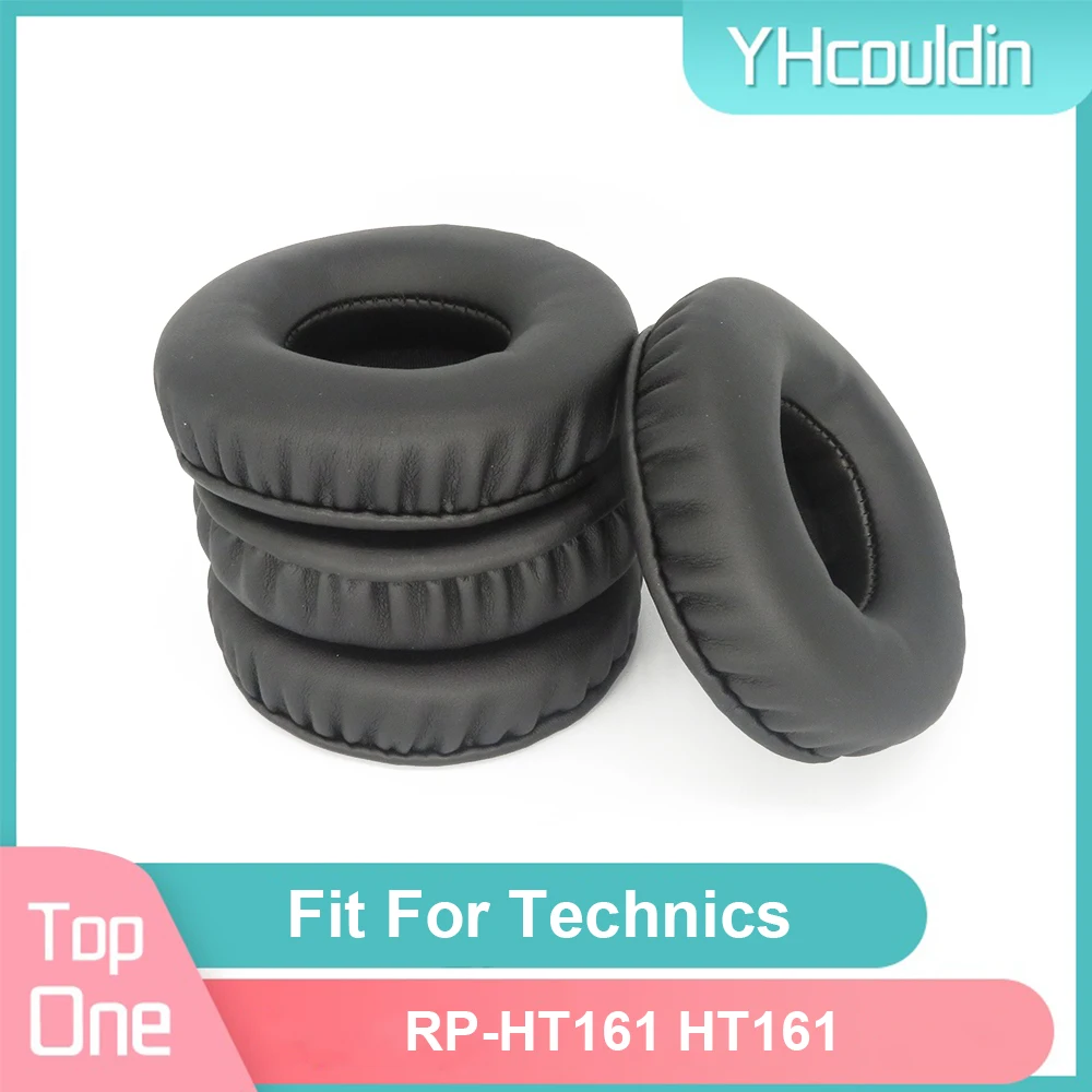 Bantalan Telinga untuk Teknik RP-HT161 HT161 Bantalan Telinga Headphone PU Lembut Bantalan Telinga Busa Hitam