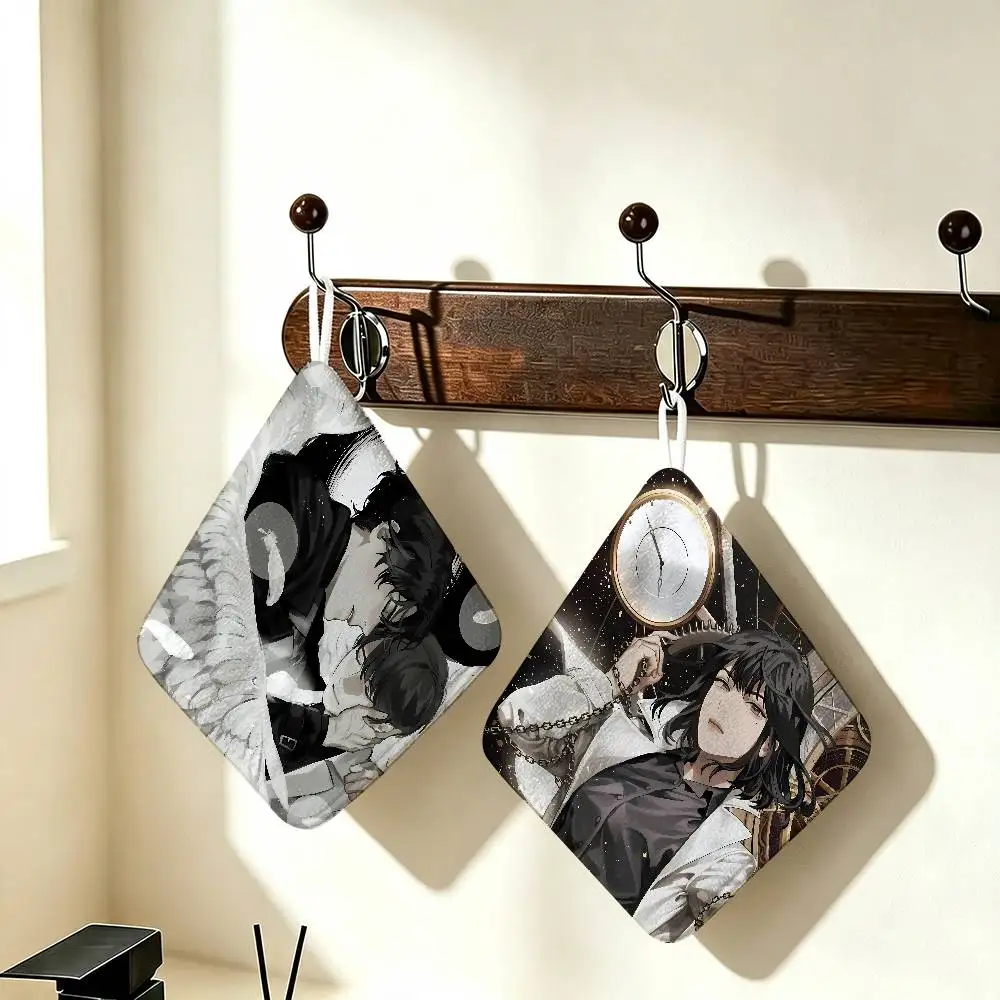Anime O-Omniscient ReaderS Viewpoint Kitchen Hand Towel Soft Absorbent Bathroom Hanging Towel Cartoon Kids Wipe Handkerchief