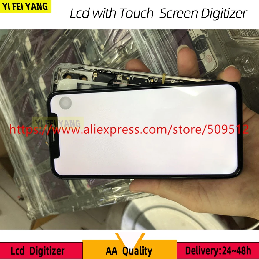 100% RJ AAA Test well Best quality  Incell Lcd with Touch  Screen Digitizer for iphone X XS XSmax XR 11 +free Tracking