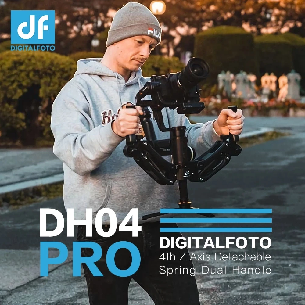 DF DH04-PRO Z Axis Spring Dual Handle Gimbal Stabilizer Bear 4.5kg に関するレビューと使い方の解説