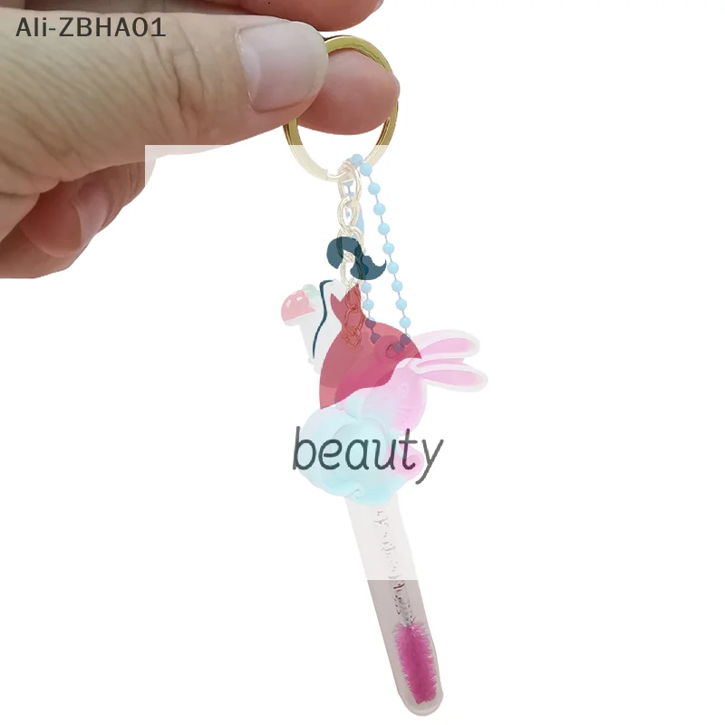 الغبار واقية لاش ماسكارا عصا فرشاة أنبوب قابلة لإعادة الاستخدام أرنب رمش فرشاة أنبوب رمش فرشاة قضيب لتمديد رمش