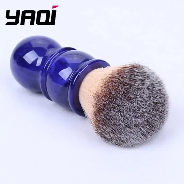 فرشاة حلاقة يكي 26 ملم للرجال مع عقدة نايلون شعيرات ناعمة للعناية باللحية أداة تهذيب الشعر لصيانة شعر الوجه بشكل سلس