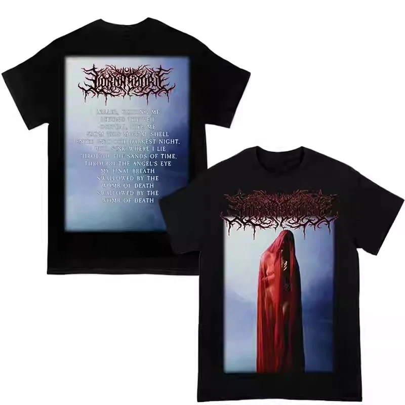 

LORNA SHORE Band T-Shirt Men's Summer Street Crew Neck Short Sleeve Cotton Comfortable Loose Harajuku Men's and Women's Clothing