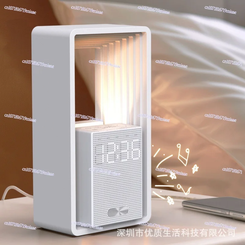 Simulated sunrise wake-up alarm clock sleep audio night light high value bedside small desk