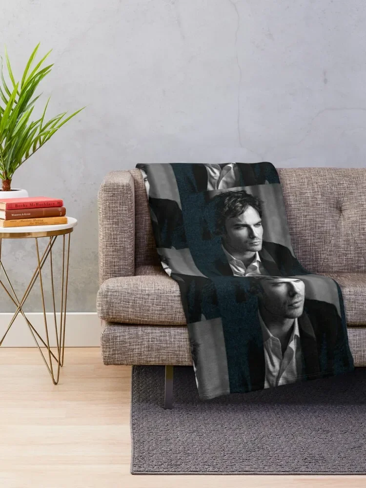 ian somerhalder Throw Blanket Tourist funny gift Blankets